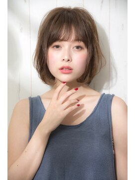 オレンジクラッカー(Orange Cracker) 【オレンジクラッカー】ひし形 小顔 ルーズ感が可愛いボブ