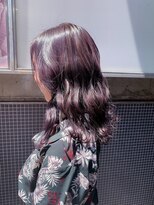 アッシュ 二子玉川店(Ash)&nbsp;フルブリーチ×イルミナカラー　パープルカラー