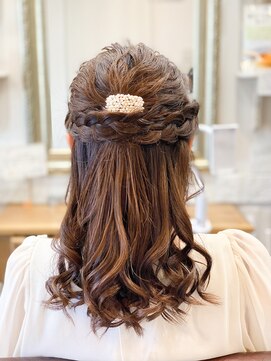 ヘアーサロン ポラリス(POLARIS) ハーフアップ