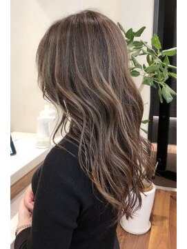 ネックス 表参道本店(nex) 【nex表参道】ハイライトカラー　グレージュ　白髪