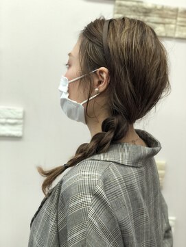 フレンズ 環状通東店(friend's) 編みおろしアレンジ