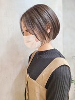 エリマ 調布(elima)&nbsp;大人美人ショートインナーカラー/ミルクベージュイルミナカラー