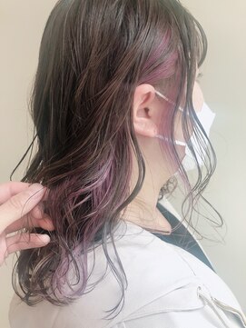 デイリリーバイアメリア 川西店(daylily by Ameria) ロブ×イヤリングカラー→白井　涼貴