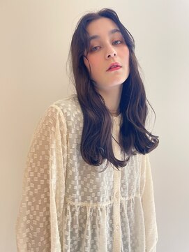 ケーツー エム 京都ラクエ(k-two emu) 秋の艶カラー★ゆるふわ巻き♪＿前髪無し/20代/30代/40代