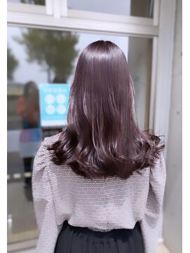 アティック(attic) ブリーチなしラベンダーブラウン