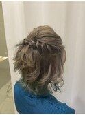 ミディアムヘアーオススメ！　ハーフアップアレンジセット！