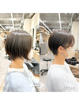 ロンドプロフィール 浦和(Lond profil) Lond.海気　大人丸みショート　Before After