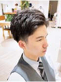 アップバングスタイル