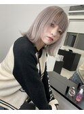 ホワイトグレージュ/ホワイトベージュ/ハイトーンカラー
