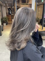 マーキー 名古屋栄(MARQUEE)&nbsp;【平野】くすみベージュ　デザインカラー