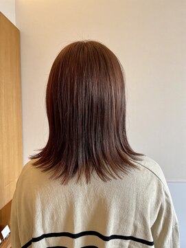 ヘアーウニール(Hair Unir) 褪色後の黄味を消す淡いパープル系ブラウン