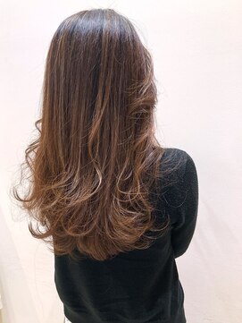 ヘアーライズ 池袋東口店(hair RISE) ブラウンパールピンクベージュ暖色重めしっとりシャドールーツ