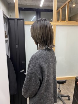 フレーム なんば店(FRAME) レイヤー×グレージュ