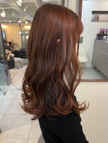 アクアオモテサンドウ(ACQUA omotesando)&nbsp;△ブリーチなしダブルカラー韓国風オレンジブラウン髪質改善