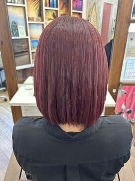 ヘアリゾート リノ(Hair resort Lino) 『ブリーチ×1回+ピンクカラー』