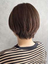 アーサス ヘアー デザイン 自由が丘店(Ursus hair Design by HEADLIGHT) マッシュショート×モカブラウンミニウルフマロンくすみベージュ