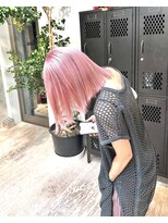 ヲタク(wotaku.)&nbsp;ピンクカラーハイトーンダブルカラーホワイトカラーケアブリーチ