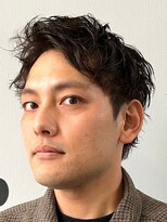 ノーエン(noen)&nbsp;ビジネスショートメンズマッシュツイストパーマツーブロック