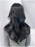 くびれヘアロング顔周りレイヤー_ba538691