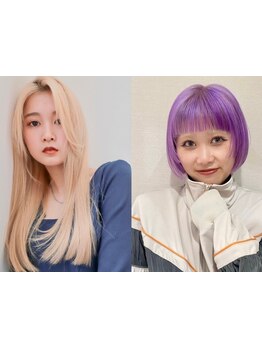 【豊橋】人気のブリーチ、ハイライト、インナーカラーはお任せ◎憧れの外国人風透明感カラーを実現♪