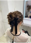 お呼ばれヘア／熊本ヘアセット