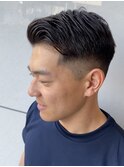【ビジネスサイドパート】七三分け　刈り上げ　メンズショート