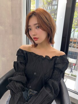 ラベル 渋谷(LAVEL) ２０代３０代お洒落☆レイヤーボブレイヤーカット髪質改善