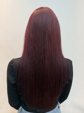 アン ブリーチ 大宮駅東口店(UN BLEACH) ブリーチ１回ワインレッドカラー♪♪