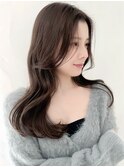 くびれヘア/顔周り/韓国/ボブ/レイヤーカット/前髪/カラー北千住