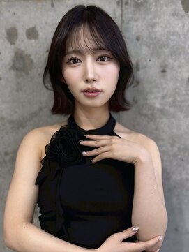 ルームバイシー 新宿(Loom. by Sea) アプリコットオレンジ×くびれヘア[夏/美髪/グレージュ]