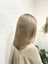 ベースヘアーデザイン(BASE HAIR DESIGN)&nbsp;ミルクティーベージュ ブリーチカラー 宇都宮