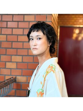 ボスコ 下北沢店(bosco) bosco【Ebe 】黒髪ショートウルフパーマ