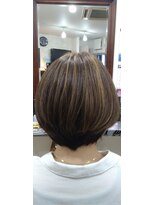 美容室クリップアイ(Clip I) 白髪ぼかしハイライト