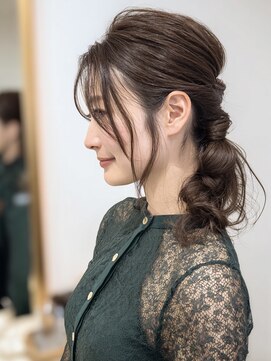 ヒマル 学芸大学(Himaru) 大人女性/ヘアセット/ボブルフ/ネビージュ/小顔/あみおろし