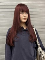 ロックス バイ マグ 松本(rocks BY MAG)&nbsp;チェリーレッド暖色カラーボルドーワインレッド春カラー