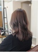 透明感グレージュ