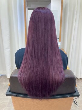 ビューティービースト 中目黒店(beauty:beast) レッドバイオレット/ロング