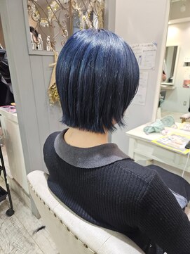 ヘア ケア ディエイチケー(HAIR CARE DHK) ミニボブネイビー