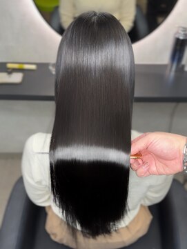 ユニー(uniii) 髪質改善ULTOWA×縮毛矯正×グレージュカラー　カラー／髪質改善