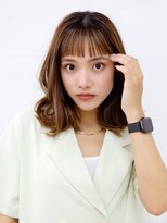 ソワー 松本駅前店(SOWER)&nbsp;ぱっつん前髪が可愛い♪外ハネミディ