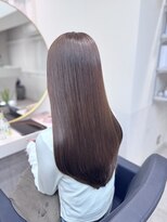 クアン(Cuan) ナチュラルブラウンストレートロング