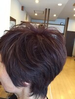 アルディ ユーカリが丘店(HARDI)&nbsp;ポイントパーマでシャープな女らしいショートスタイル