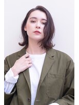 エース (ACE) ACE 大人かきあげバング×ダークグレージュ