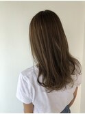 ハイライト×ミルクティーベージュ