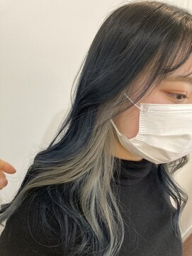 グミ(gumi) *gumi*インナーカラー×ハイライト