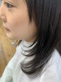 キリエ 一宮店(KYLiE) 黒髪 レイヤー顔まわりを包みこむように。