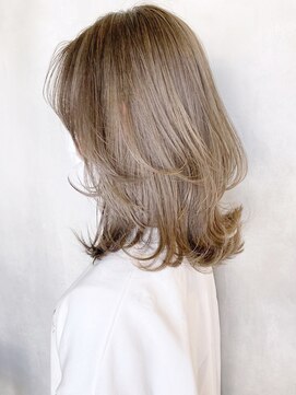 アルバム 渋谷パルコ(ALBUM) オリーブベージュレイヤー_グレージュカラーボブウルフ_ba324953