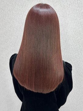 ジーナ セントラル銀座(Zina) コーラルブラウン＊髪質改善＊艶髪【ZinaCENTRAL】