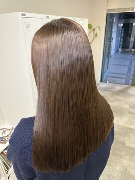 イオエ 岡本(ioe) 髪質改善/チェリーブラウン/モード/ダークアッシュ/イメチェン