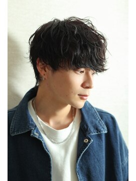 ゴッソ(gosso) 波巻きスパイラル ツーブロックマッシュ